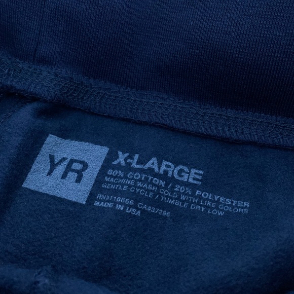 NWT Navy Young & Reckless Sweatpants - Picture 4 of 4